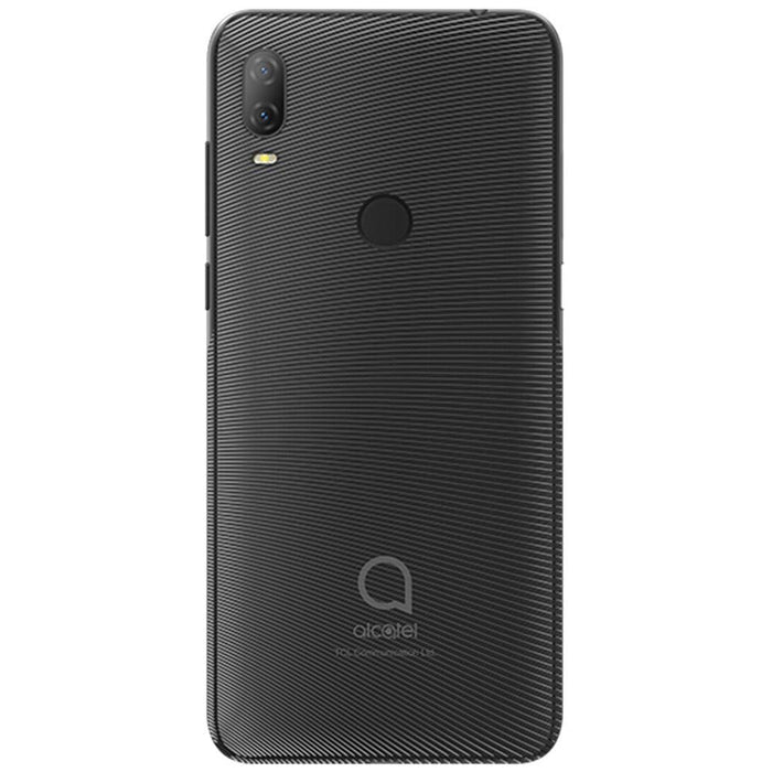 Alcatel 1V 2020 (32GB, 2GB) 6.22" HD+, US 4G LTE GSM Unlocked 5007G (Black) (Excellent - Refurbished, Metallic Black (SS))