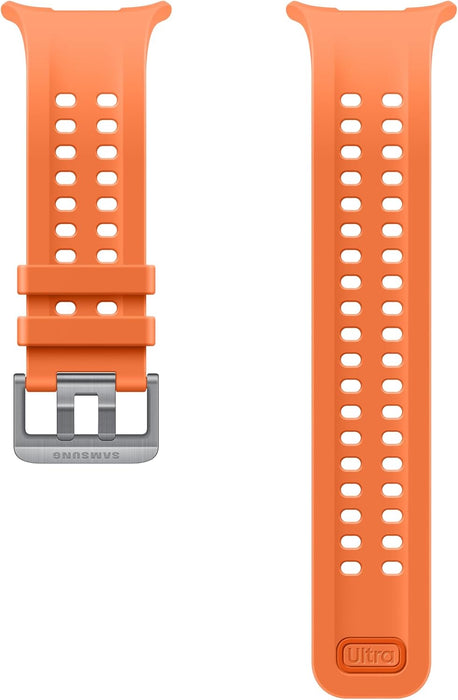 Samsung Genuine Galaxy Watch Ultra2 Marine Band 2026 w/ Titanium Buckle (Orange)
