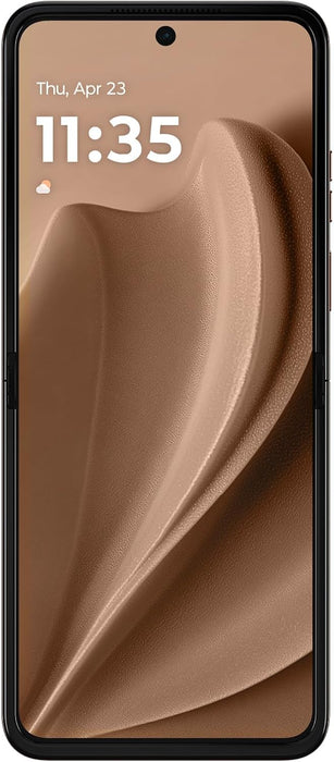 Motorola Razr+Plus 5G 2025 | 256GB, 12GB, 6.9" w/ Titanium Hinge Unlocked Global (Renewed | Clean Screen, PANTONE Mocha Mousse)