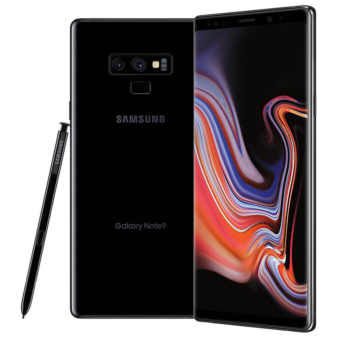 SAMSUNG Galaxy Note 9 (128 GB, 6 GB) 6,4" 4G LTE (GSM + CDMA) Totalmente desbloqueado N960U (en buenas condiciones, reacondicionado, negro medianoche)