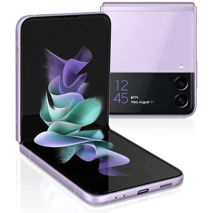 SAMSUNG Galaxy Z Flip3 5G (128 GB, 8 GB) 6.7" Totalmente desbloqueado (GSM + Verizon) F711U (Excelente - Reacondicionado)