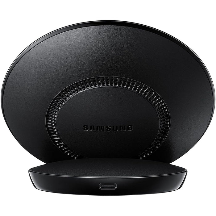 SAMSUNG Qi Certified Fast Charge Wireless Charger Stand - US Version EP-N5100T (Black)