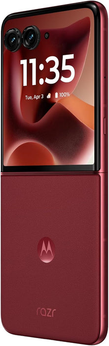 Moto Razr Ultra 5G 2025 | 512GB, 16GB| 7.0" Unlocked Global 5G / 4G LTE XT2551-2 (Renewed | Pre-Loved, PANTONE Rio Red)