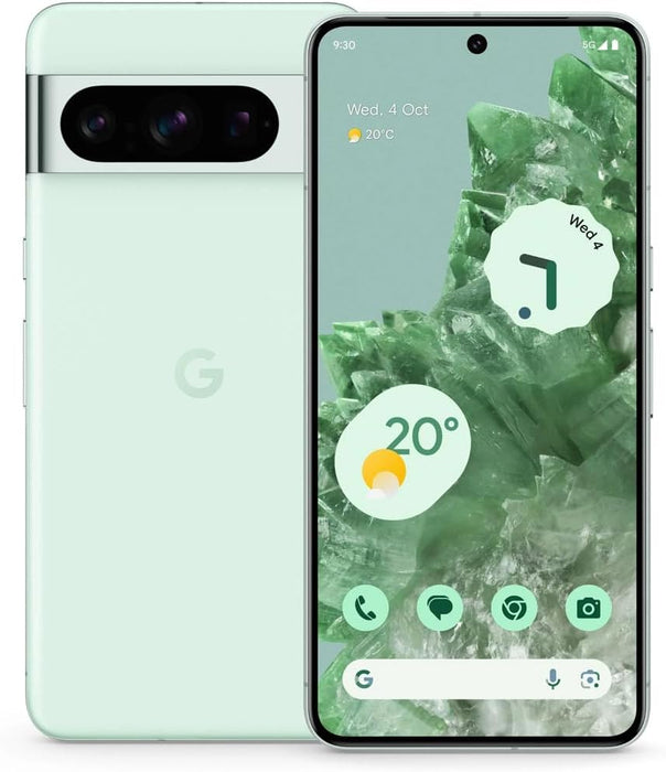 Google Pixel 8 Pro 5G (128GB, 12GB) 6.7" Fully Unlocked (GSM + Verizon) G1MNW (Mint)