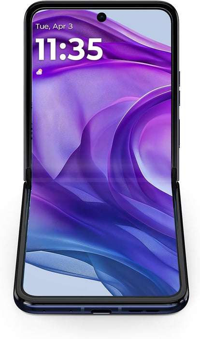 Moto Razr+ 5G 2024 (256GB, 12GB) 6.9" AT&T Locked Global 5G / 4G LTE XT2451-2 (Renewed | Like New, Midnight Blue)