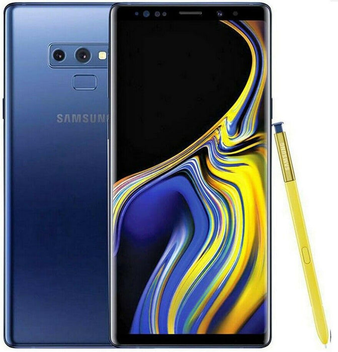 SAMSUNG Galaxy Note 9 (128GB, 6GB) 6.4" 4G LTE (GSM + CDMA) Fully Unlocked N960U (Excellent - Refurbished, Blue)