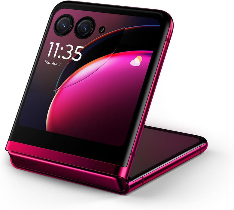 Moto Razr+ 5G 2023 (256GB, 8GB) 6.9" GSM Unlocked US 5G / Global 4G LTE XT2321-5 (Excellent - Refurbished, Viva Magenta)