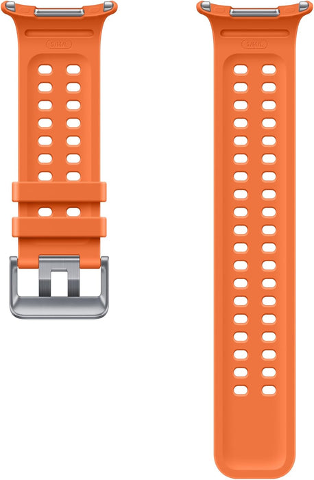 Samsung Genuine Galaxy Watch Ultra2 Marine Band 2026 w/ Titanium Buckle (Orange)
