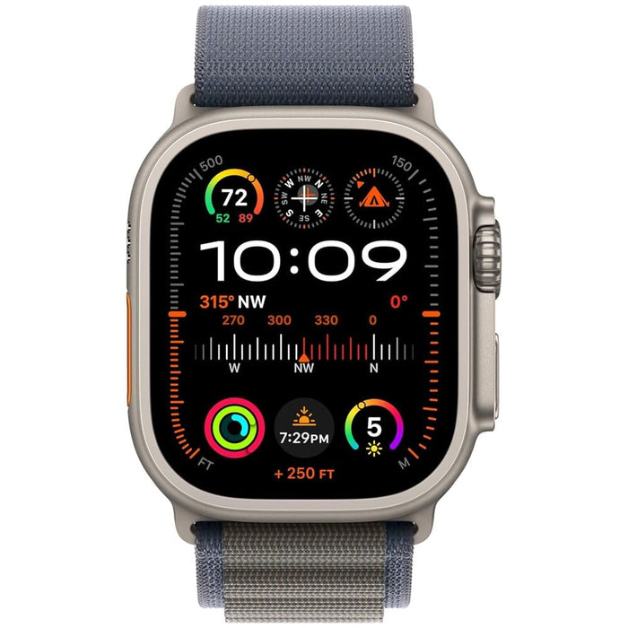 Apple Watch Ultra 2 (49 mm, Wi-Fi, GPS + 4G LTE) Totalmente desbloqueado (marco de titanio) (Excelente - Reacondicionado)