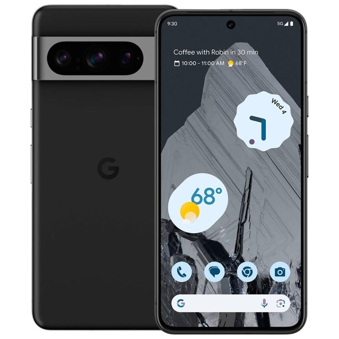 Google Pixel 8 Pro 5G (128GB, 12GB) 6.7" Fully Unlocked (GSM + Verizon) G1MNW (Good - Refurbished, Obsidian)