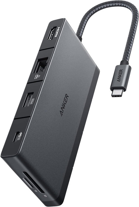 Anker 552 USB-C Hub (9-in-1), 85W PD, 4K HDMI, Ethernet, SD card, Mac/PC Ready (, )