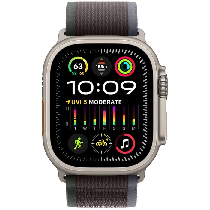 Apple Watch Ultra 2 (49 mm, Wi-Fi, GPS + 4G LTE) Totalmente desbloqueado (marco de titanio) (Excelente - Reacondicionado)