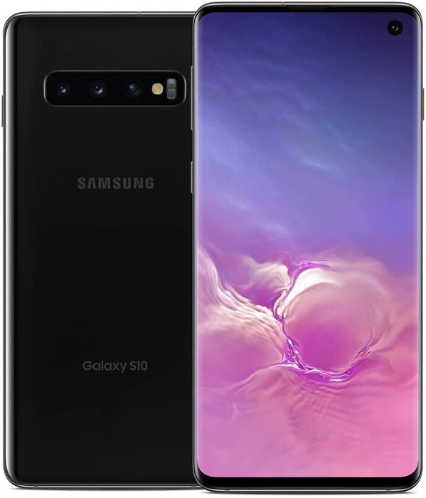 Samsung Galaxy S10 (128GB, 8GB) 6.1" 4G LTE GSM+CDMA Fully Unlocked G973U (Acceptable - Refurbished, Prism Black)