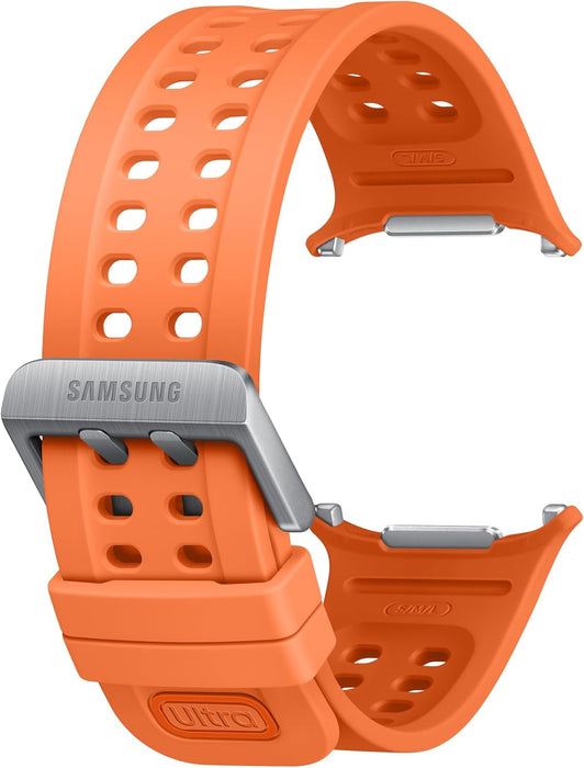 Samsung Genuine Galaxy Watch Ultra2 Marine Band 2026 w/ Titanium Buckle (Orange)