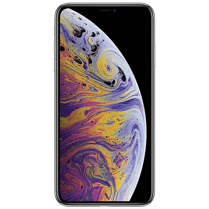 Apple iPhone XS Max (256GB) 6.5" Global 4G LTE Fully Unlocked (GSM + Verizon) (Excellent - Refurbished, Silver)