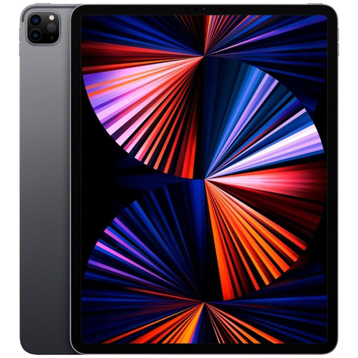 Apple iPad Pro 5.ª generación (128 GB) 12,9" (Wi-Fi + 4G LTE) Desbloqueado globalmente (GSM+CDMA) (Buenas condiciones, reacondicionado, gris espacial)