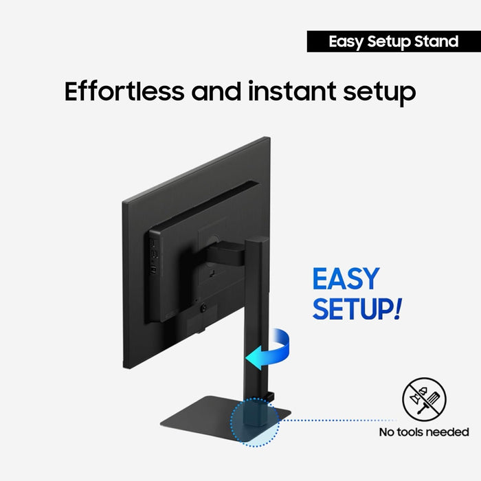 Samsung ViewFinity S8 32" 4K UHD IPS USB-C KVM HDR10 Ergonomic Monitor (Black)