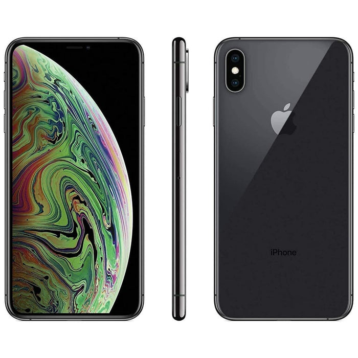 Apple iPhone XS Max (256GB) 6.5" Global 4G LTE Fully Unlocked (GSM + Verizon) (Acceptable - Refurbished, Gray)