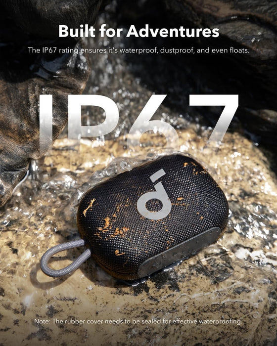 Soundcore Select 4 Go Bluetooth Speaker 5W IP67 20H Mini Portable (Renewed | Like New, Black)