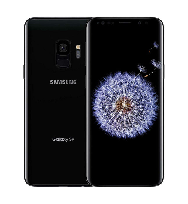 SAMSUNG Galaxy S9 (64GB, 4GB) 5.8" (GSM + CDMA) Unlocked G960U (Renewed | Pre-Loved, Black)