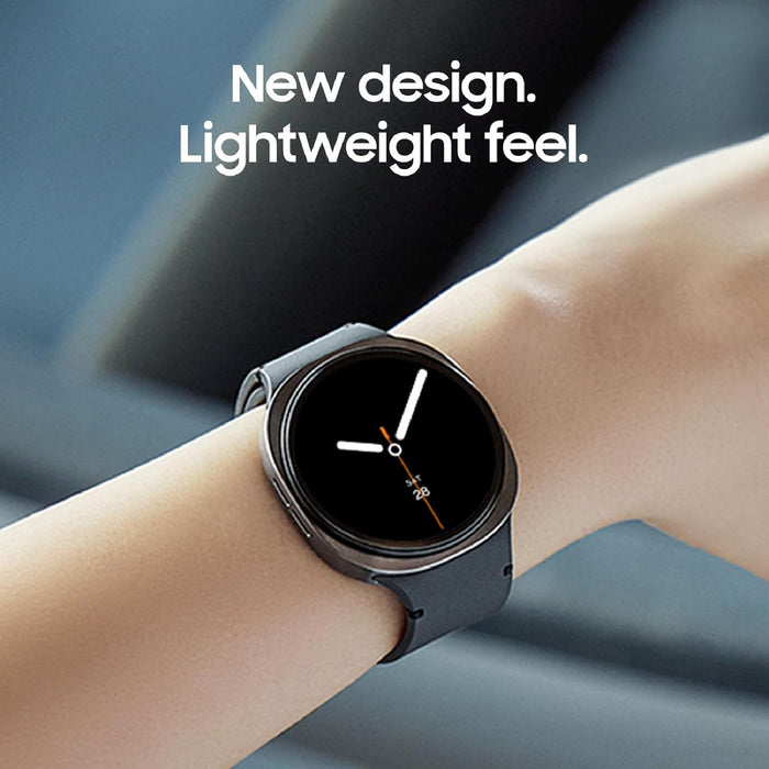 Samsung Galaxy Watch 8 (44mm Cellular LTE) 1.5" Health + Fitness Smartwatch L335 (Renewed | Clean Screen, Silver)