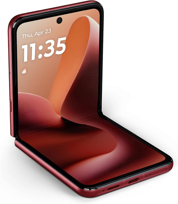 Moto Razr Ultra 5G 2025 | 512GB, 16GB| 7.0" Unlocked Global 5G / 4G LTE XT2551-2 (Renewed | Pre-Loved, PANTONE Rio Red)