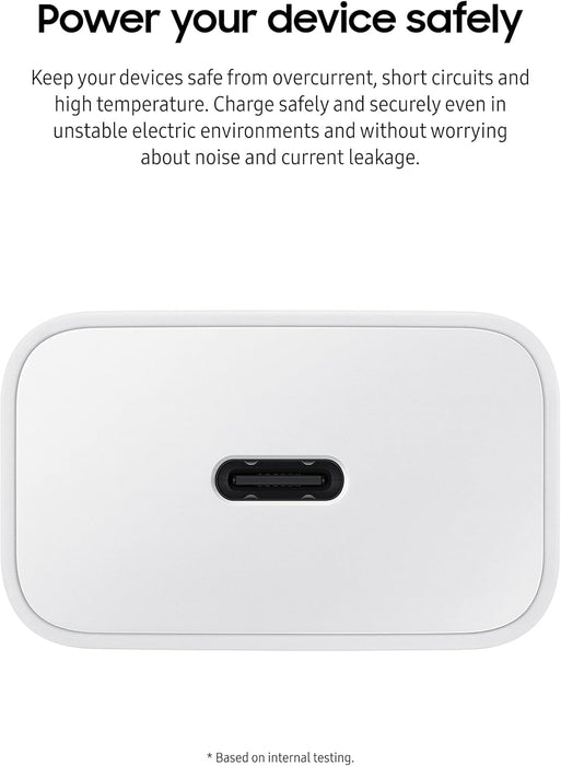 Samsung 15W Wall Fast Charger Type C Only, White (Retail Box) (, )