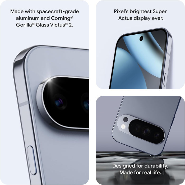 Google Pixel 10 Pro 5G (256GB, 16GB) 6.3" Fully Unlocked (US Model) G4QUR (Renewed | Pre-Loved, Moonstone)