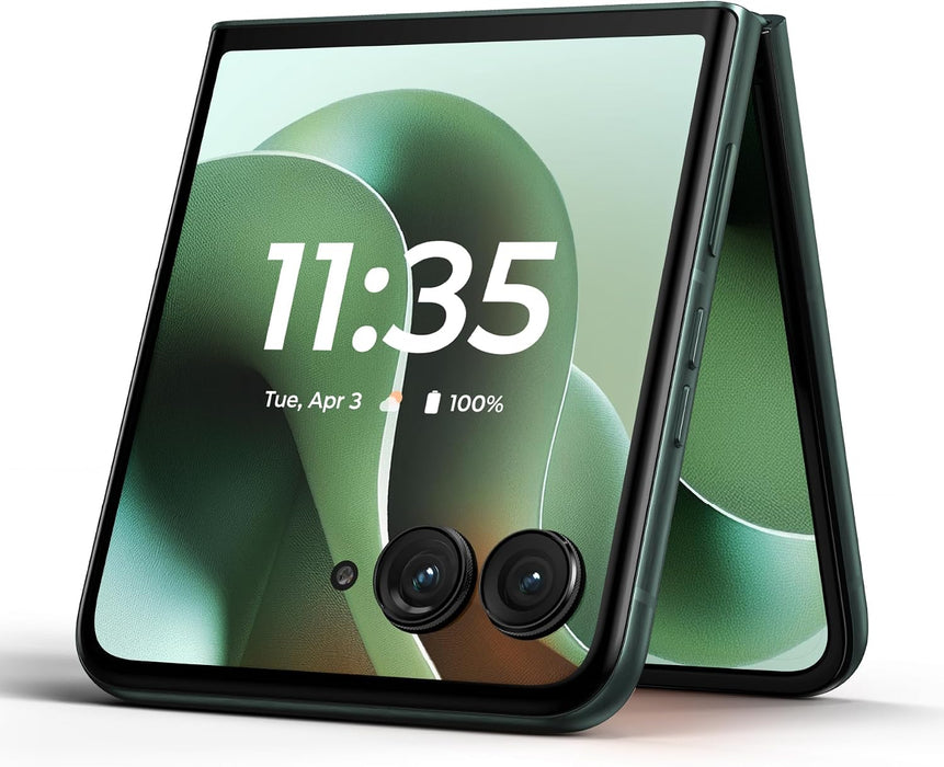 Moto Razr Ultra 5G 2025 | 512GB, 16GB| 7.0" Unlocked Global 5G / 4G LTE XT2551-2 (Renewed | Clean Screen, PANTONE Scarab Green)