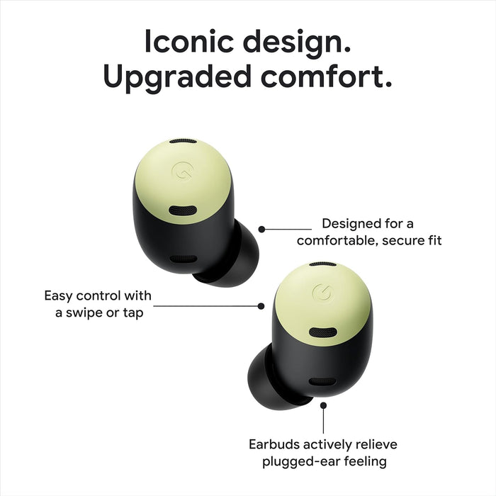 Google Pixel Buds Pro Earbuds - Noise-Canceling Bluetooth Wireless In-Ear (Fog)