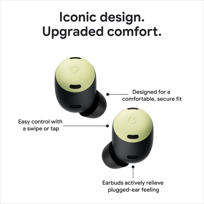 Google Pixel Buds Pro - Noise Canceling Earbuds - Up to 31 Hour Battery Life with Charging Case[2] - Bluetooth Headphones - Compatible with Android - Bay (Renewed | Like New, )