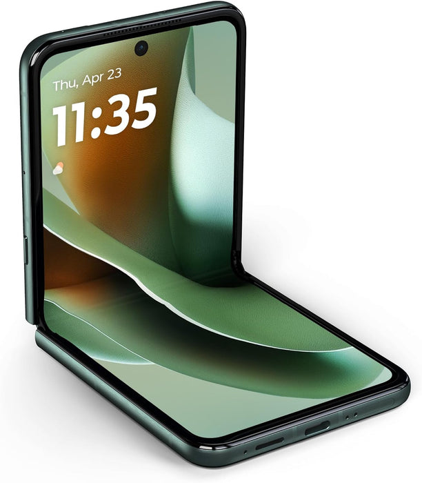 Moto Razr Ultra 5G 2025 | 512GB, 16GB| 7.0" Unlocked Global 5G / 4G LTE XT2551-2 (Renewed | Clean Screen, PANTONE Scarab Green)