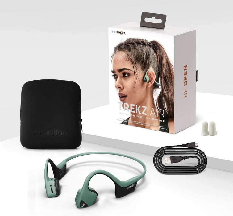 Auriculares inalámbricos Bluetooth de conducción ósea AfterShokz Air Open Ear AS650FG IP55