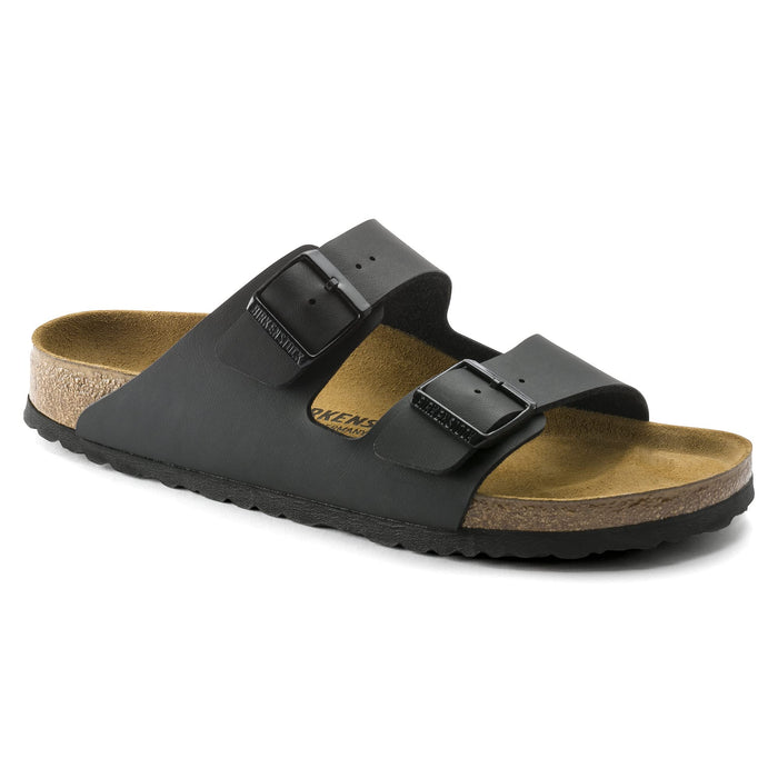 Birkenstock Sandalias unisex Arizona Birko-Flor (EU 40, US 7 M / US 9 W, negro) ()