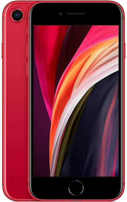 Apple iPhone SE (2020, 64GB) 4.7", iOS 13, GSM + Verizon Unlocked A2275 (Red) (Good - Refurbished, Red)