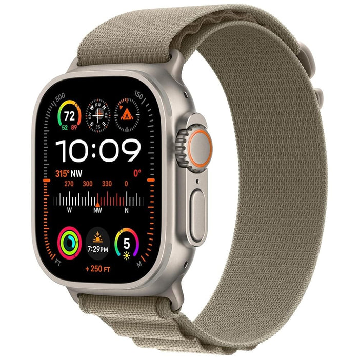 Apple Watch Ultra 2 (49mm, Wi-Fi, GPS + 4G LTE) Fully Unlocked (Titanium Frame) (Excellent - Refurbished)