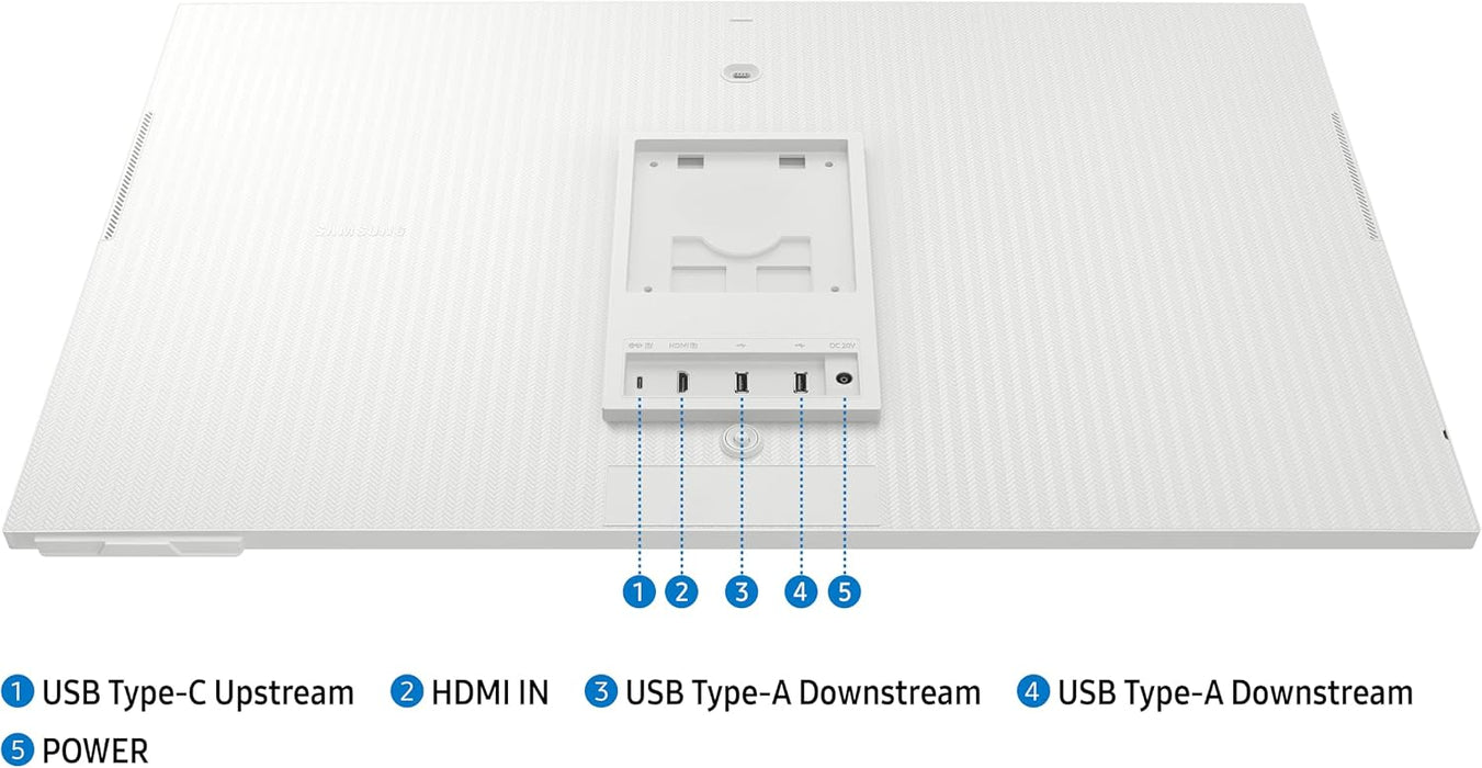 Samsung M8 M80F 32" 4K UHD Vision AI Smart Monitor USB-C Power, Camera, White (White)