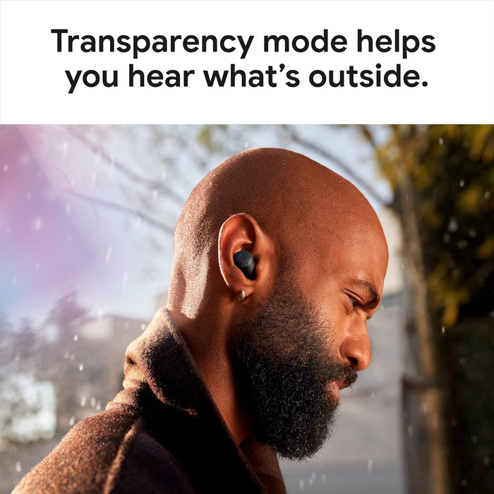 Google Pixel Buds Pro Earbuds - Noise-Canceling Bluetooth Wireless In-Ear (Fog)