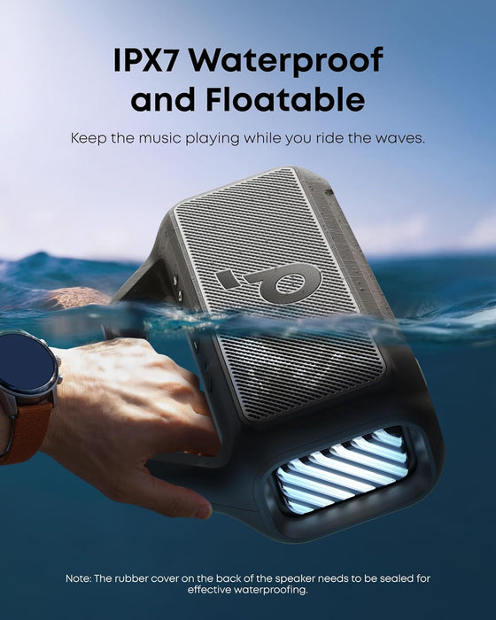 Soundcore Boom 2 80W Bluetooth Speaker Waterproof BassUp 24H Playtime (Black)