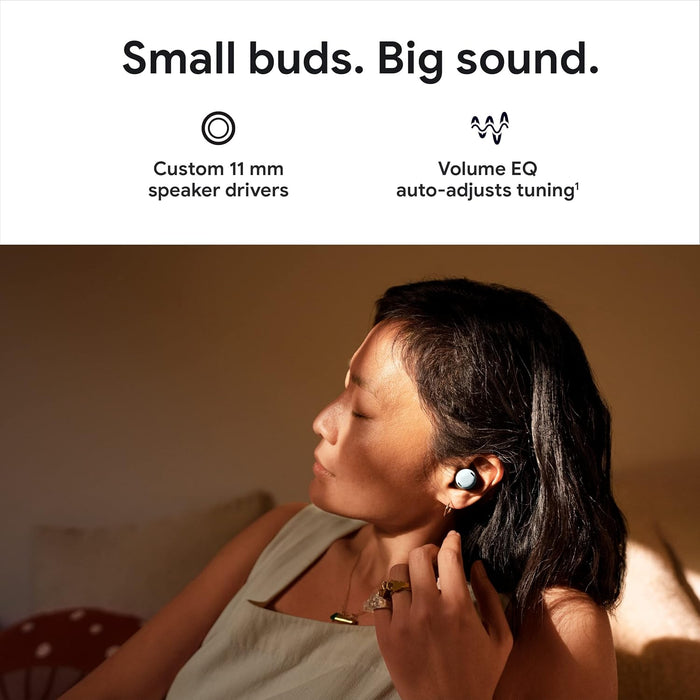 Google Pixel Buds Pro Earbuds - Noise-Canceling Bluetooth Wireless In-Ear (Fog)