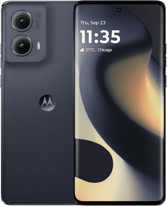 Motorola Edge 2024 (256GB, 8GB) 6.6" Fully Unlocked Global 5G / 4G LTE XT2405-1 (Open Box, Midnight Blue)