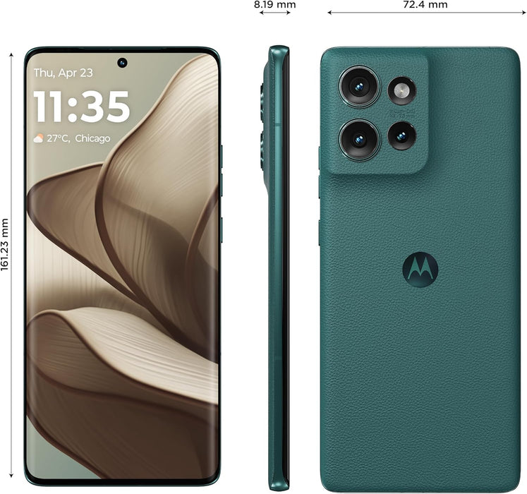 Motorola Edge 50 (512GB, 12GB) 6.7" Factory Unlocked & Dual SIM - Global 5G/4G (Jungle Green)