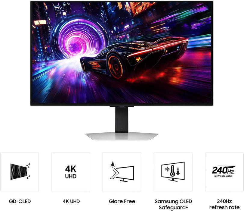 Samsung 32” Odyssey OLED G8 G81SF 4K 240Hz Gaming Monitor, AMD FreeSync US Model (Black)
