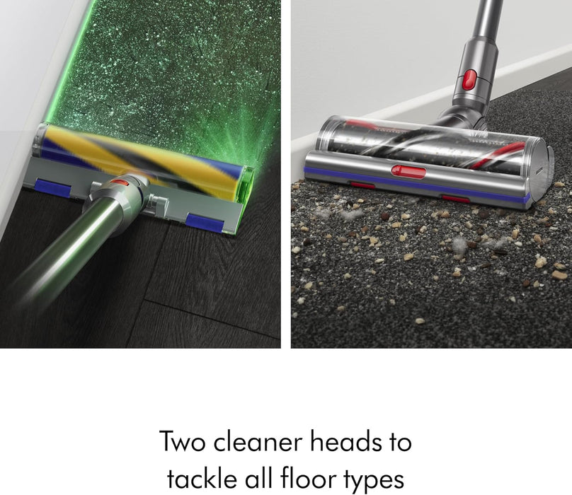 Dyson V15 Detect Cordless Vacuum HEPA+, Laser Dust Reveal, 60min+, Yellow/Nickel ()
