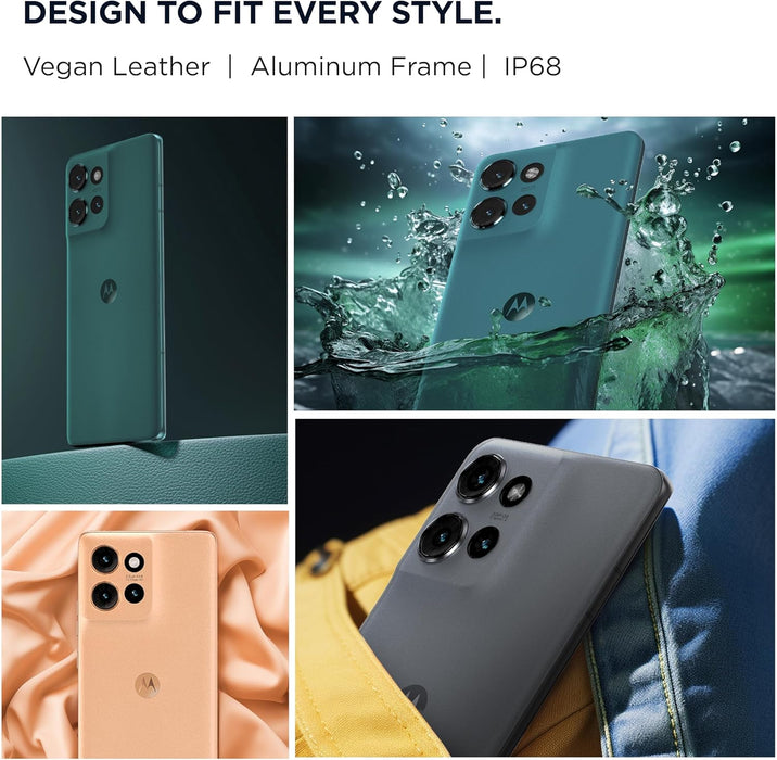 Motorola Edge 50 (512GB, 12GB) 6.7" Factory Unlocked & Dual SIM - Global 5G/4G (Renewed | Pre-Loved, Jungle Green)