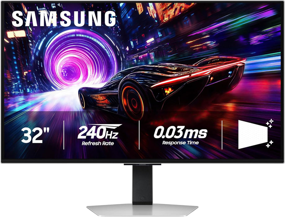 Samsung 32” Odyssey OLED G8 G81SF 4K 240Hz Gaming Monitor, AMD FreeSync US Model (Black)