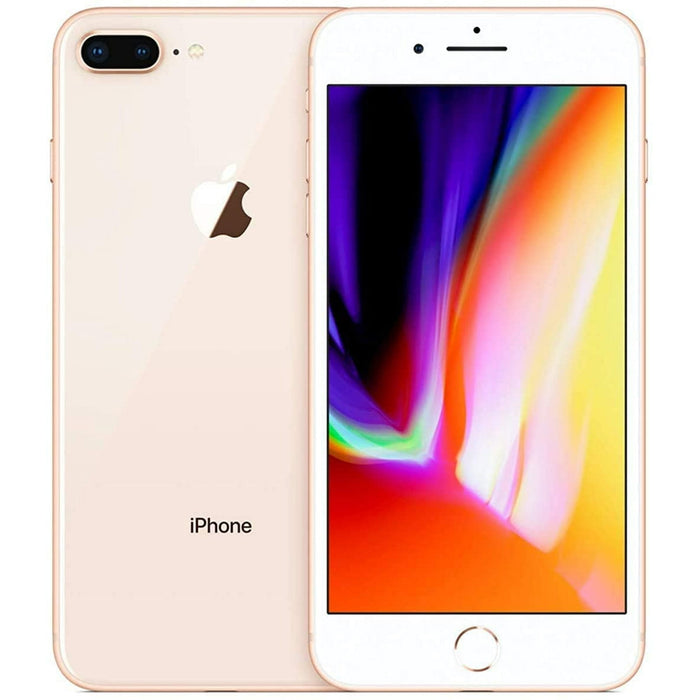 Apple iPhone 8 Plus (64GB) 5.5" 4G LTE GSM + Verizon Global Fully Unlocked (Excellent - Refurbished, )