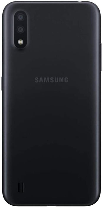 SAMSUNG Galaxy A01 (16GB, 2GB) 5.7", Global 4G LTE GSM Unlocked SM-A015A (Black) (Excellent - Refurbished, Black)