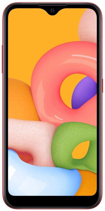 SAMSUNG Galaxy A01 (32GB, 2GB) 5.7", US + GLOBAL 4G LTE GSM Unlocked A015M/DS