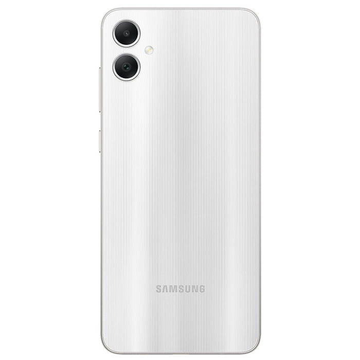 SAMSUNG Galaxy A05 (128 GB, 4 GB) 6,7" GSM desbloqueado EE. UU. + Global 4G VoLTE A055M/DS (en buenas condiciones, reacondicionado, plateado)